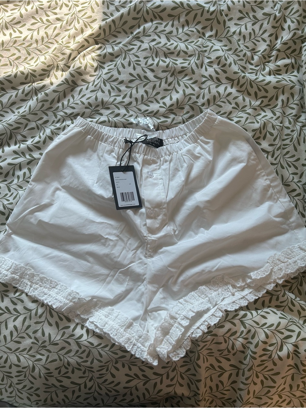 Brunette the Label ruffle boxer short